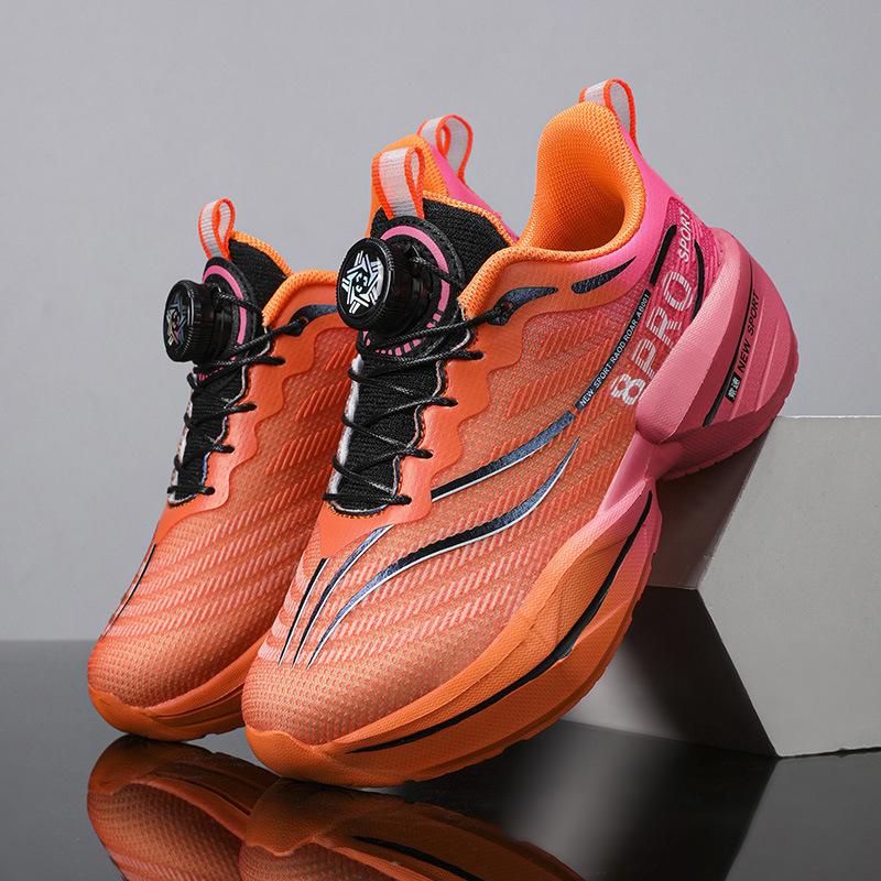 Sports comfortable footwear lightweight sports shoes gradual change color free basketball shoes casual classmates boys students girls ball