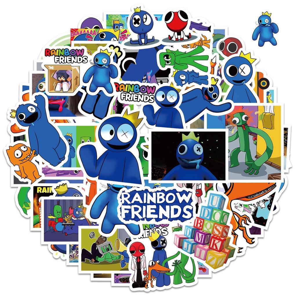 Waterproof And Reusable Roblox Rainbow Friends Stickers Set Of 60
