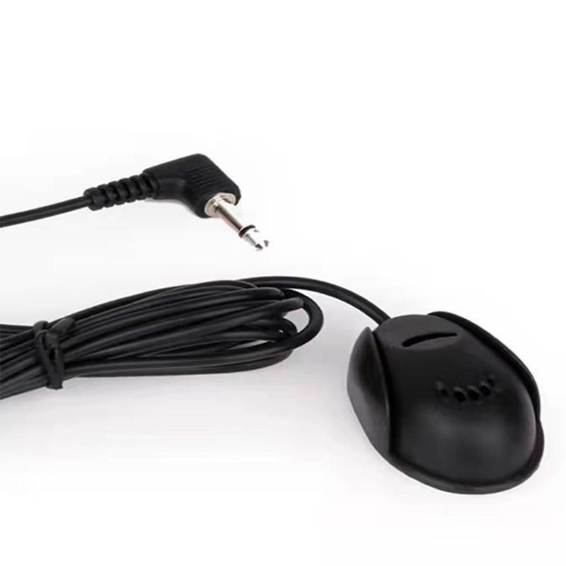 Automikrofon Mini 3,5 mm Kabelmikrofon für Auto-Stereo-Audio Freisprechmikrofon für Paste Typ Mini Microfono