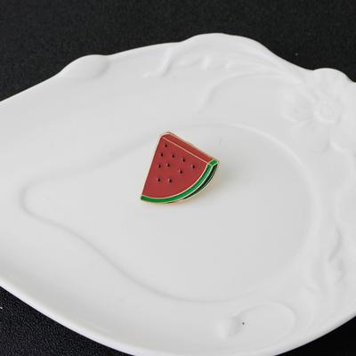 Δημιουργικές Χαριτωμένες Μπροσούλες Καρπούζι Κινούμενα Σχέδια Φρούτα Επισμάλτωτο Έμβλημα Μπουφάν Πουκάμισο Τσάντες Πέτο Καρφίτσες Αξεσουάρ Ρούχων Δώρα