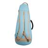 KIWAYA KLC-Sop/SB Soprano Size Ukulele Light Case (Compatible with Long Necks, Durable and Lightweight, with Retractable Shoulder Strap) Sky Blue
