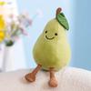 Juguete de Peluche Blando de Fruta Relleno Tomate Manzana Pera Melocotón Almohada de Peluche Suave Comida de Peluche Peluche Regalo de Cumpleaños para Niños