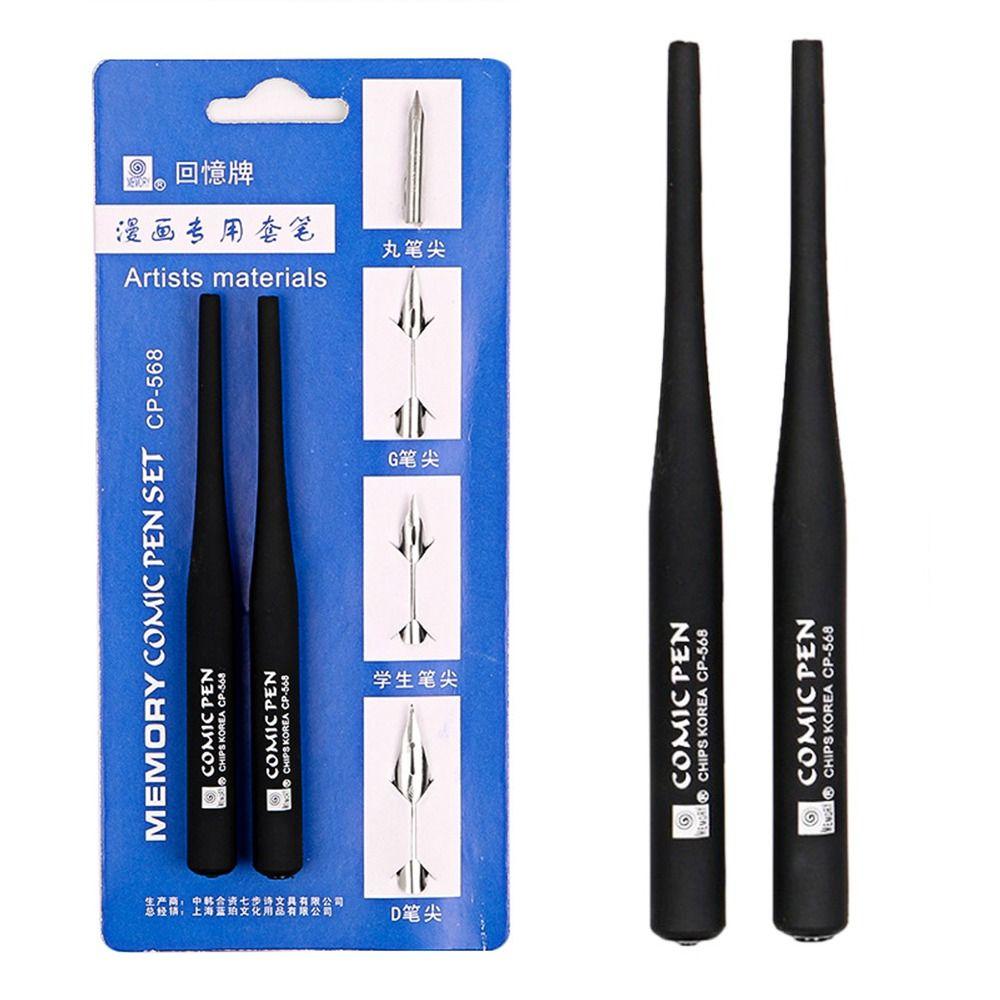 Signature Manga Calligraphy Dip Pen+4 Nibs Sketching Comic Dip Pen  Business