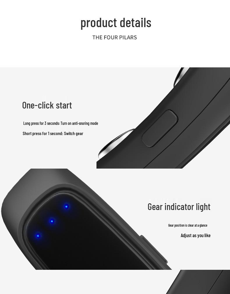 Cross-Border Pulse Anti-Snore Ear Hook Device for Adults