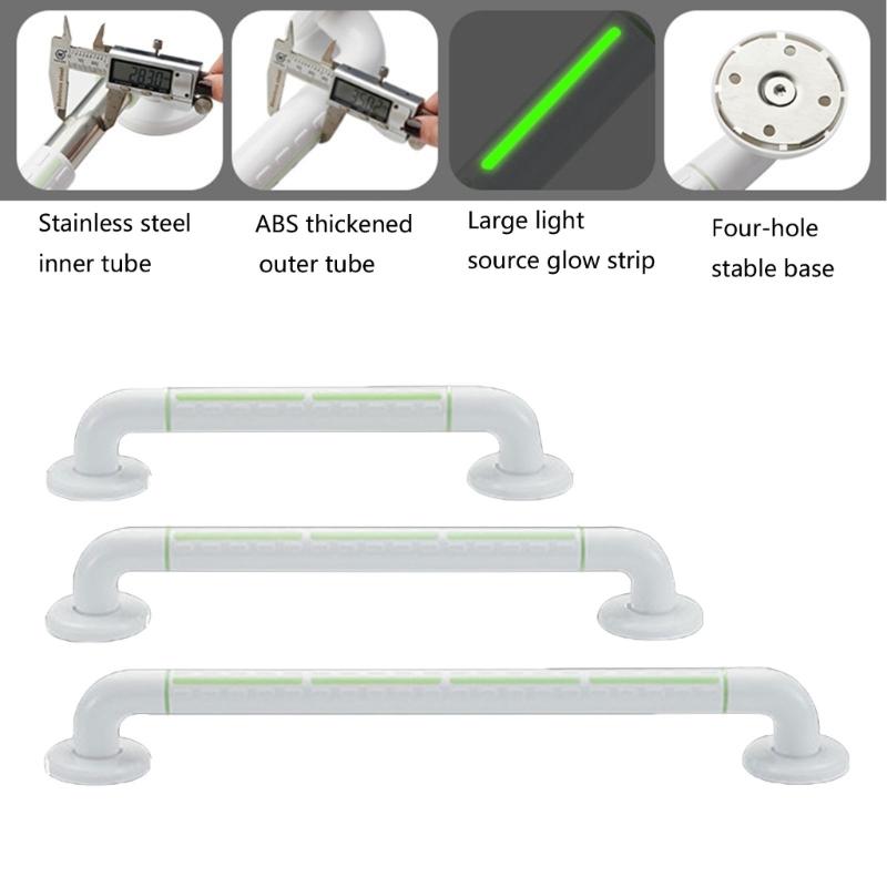 High Strength Bathroom Safety Grab Bar 150kg Capacity Not Slip Surfaces Shower Support Handle for Elderly & Disabled