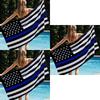 Square Beach Towel Microfiber Material Bath Towel With 3d Print For Summer Vacation Use
