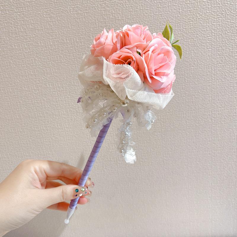 Gift Pen Practical Gift New Multi-headed Rose Handmade Bouquet Flower Pen