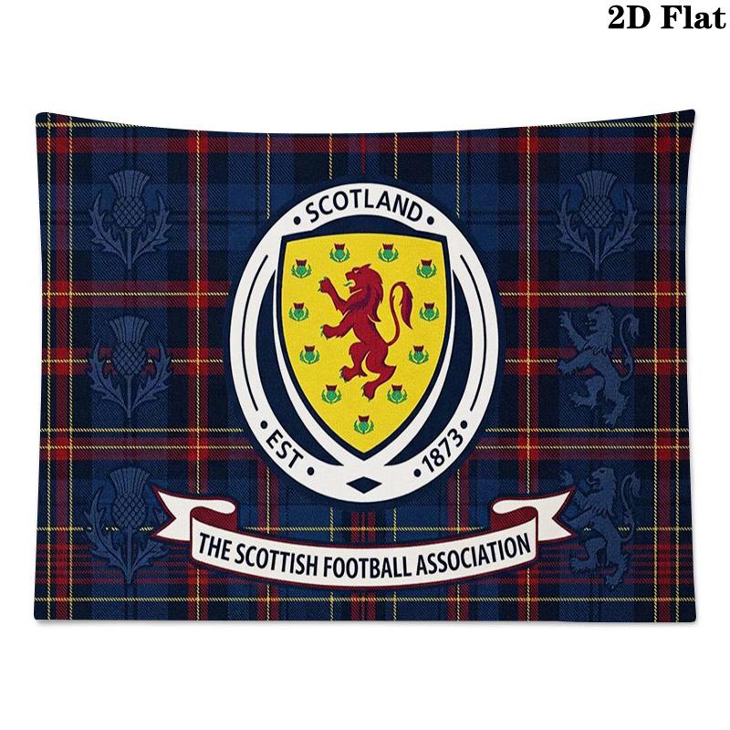 Scotland Wall Tapestry Aesthetic Wall Hanging Printed Fabric Blanket Decorative Tapestries for Bedroom Living Room Home Decor
