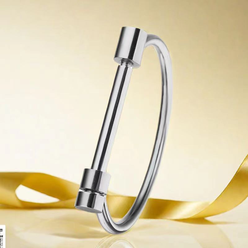 Bracelet Girls Niche Titanium Steel Jewelry Premium Sense Ins Wind Nail Opening Jewelry