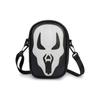 Square Halloween Skull Crossbody Bag Waterproof Halloween Ghost Skull Coin Purse Bag  Men
