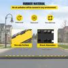 4 Pack Rubber Cable Protector Ramp 2 Channel Heavy Duty 66000lbs Load Capacity Cable Wire Cord Cover Ramp Speed Bump Driveway Hose Cable Ramp