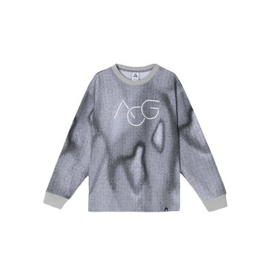 ACG Therma-Fit All Over Print Loose Long Sleeve T-Shirt Men Tops Grey White DV9664-025