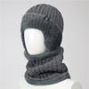 Hat Men's winter knitted wool hat Thickened ear protectors Warm and cold cotton hat