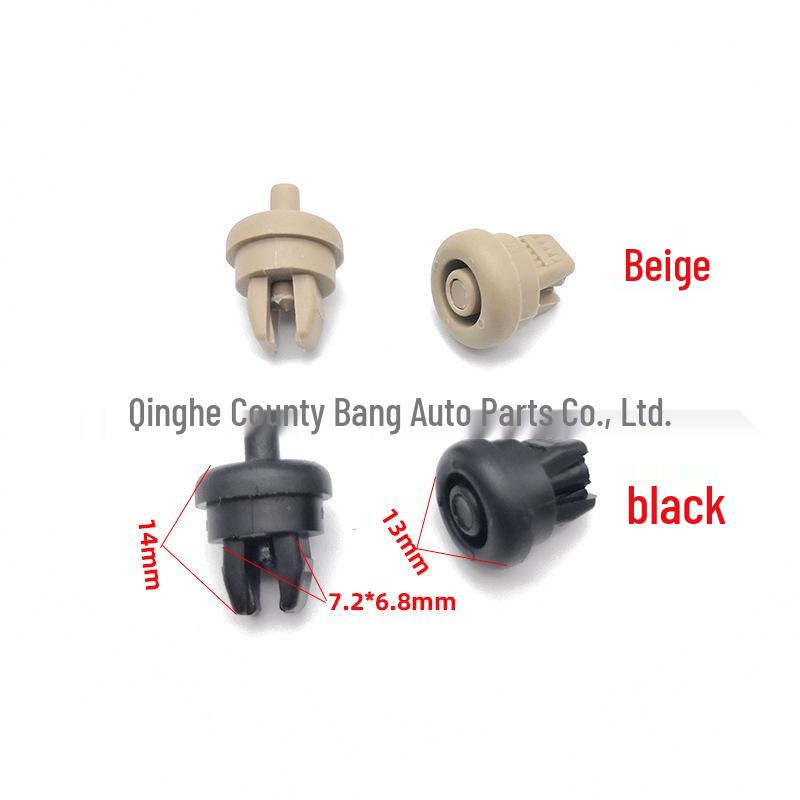 

Trunk Parcel Rack Cord Hook Clip for Nissan Qashqai (79916JD00A) Black (1 piece)