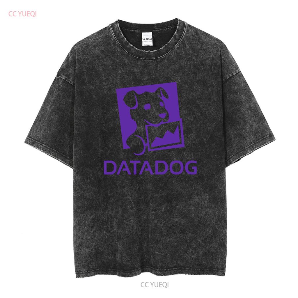 DATADOG Cloud Monitoring T Shirt Long or Short Sleeves Vintage Washed Streetwear Unisex Casual Comfortable Designer Clothes