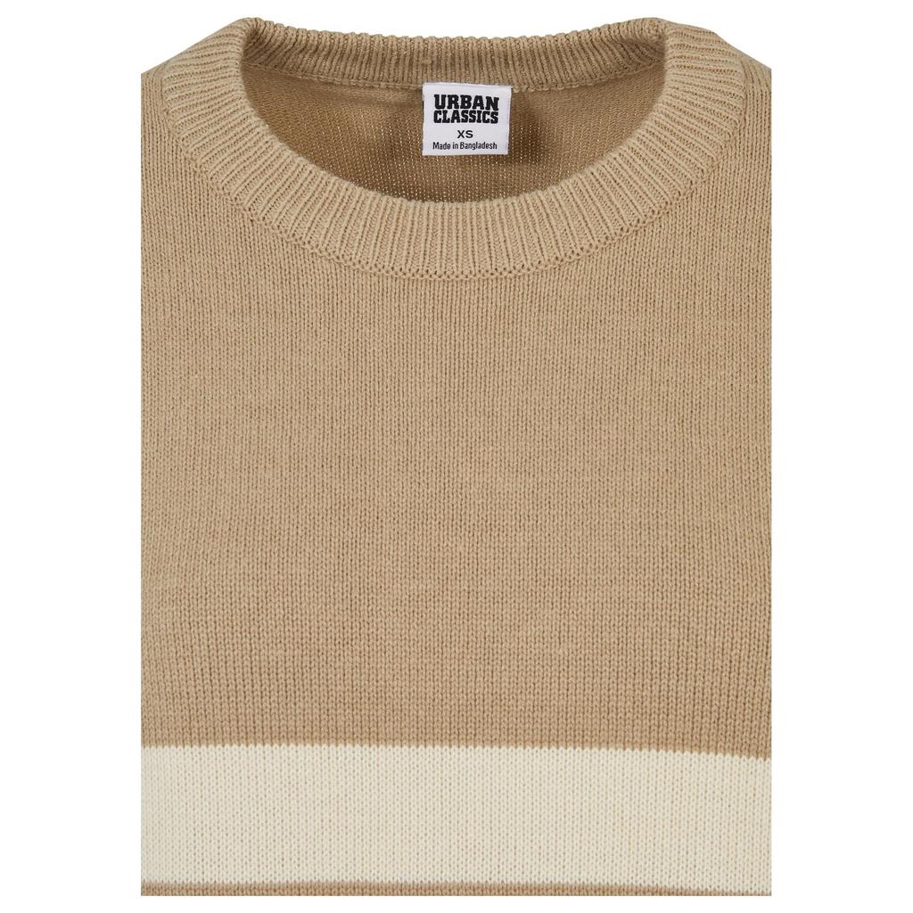 Urban Classics Womens/Ladies Striped Knitted Crew Neck Jumper
