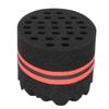 Big Holes Sponge Brush Double-Sided Twist Hair Sponge Barber Tool Hair Sponge Brush  Home Use