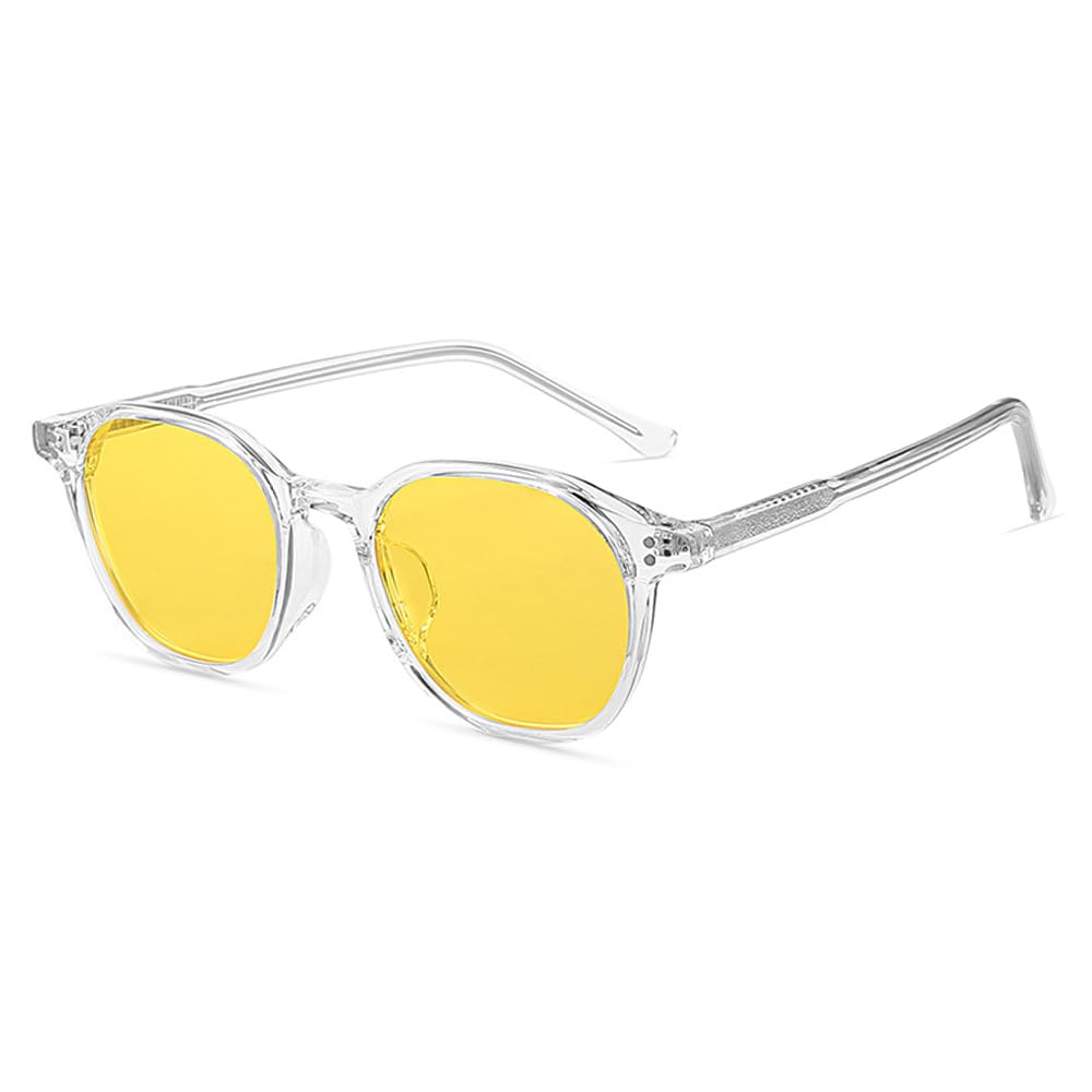 Karsaer Polarized Cute Round Shape with Colored UV Stylish and Simple Perfect for Men and Easy To Coordinate with Perfect for Outdoor B6011 Women's