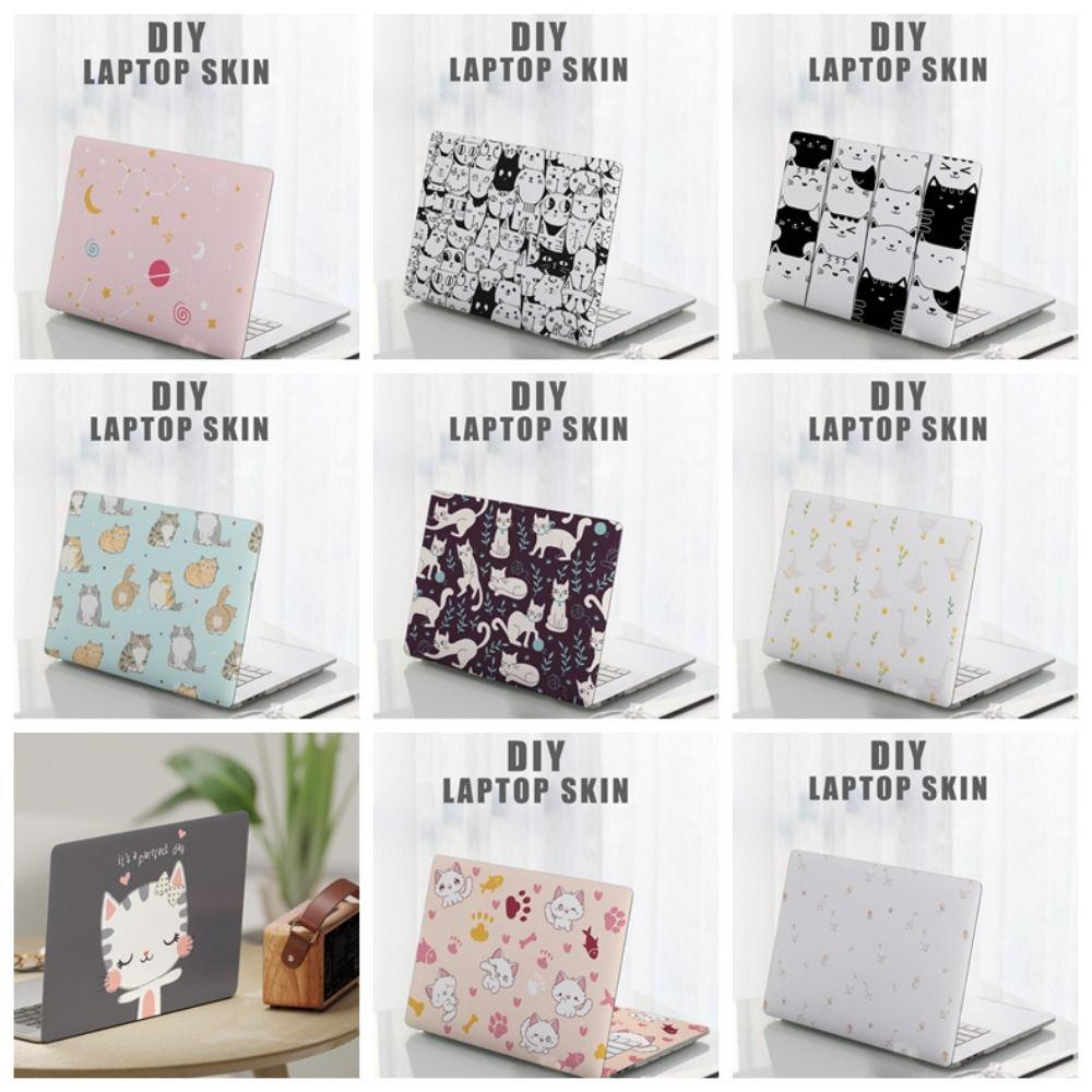 Süße Katze 15 Zoll Laptop Aufkleber Skins für Macbook /HP / Dell / Lenovo / Acer / ASUS Universal