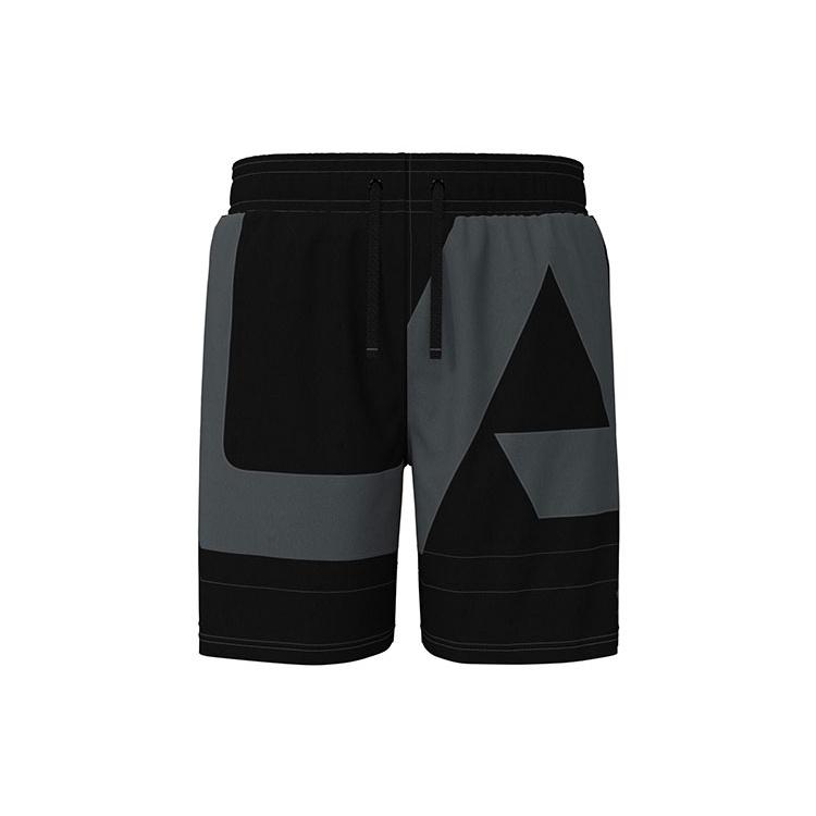 Under Armour Baseline Woven 7 inch Basketball Shorts Black Grey Men s 1370224-002 M