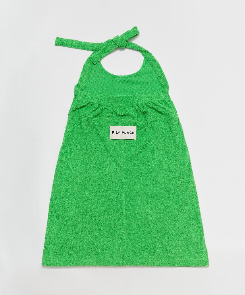Vestito in spugna Terry Verde