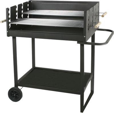 Grill Prostokątny Profesjonalny Dwa Ruszty Mg651