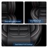 Leather Seat Covers, All Season Full Coverage Breathable Automotive Seat Protector, Airbag Compatible, for Sedans SUVs