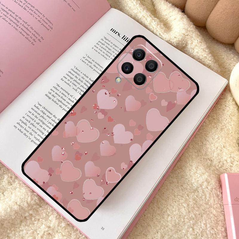 Love Rose Gold Style Case For Samsung Galaxy M31 M13 M11 M12 M14 M15 M06 M16 M36 M56 M53 M32 M52 M35 M55 M34 M54