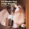 Cat Whisker Jar Mini Wooden Test Tube Vase For Whiskers Cat Whisker Collection Refrigerator Magnet Pet Hair Keepsake Bottles