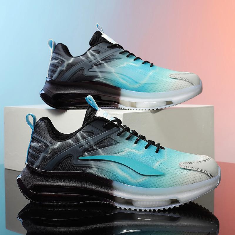 Men's shoes Four seasons mesh breathable trend versatile casual youth running casual fashion non-slip heightening dad shoes