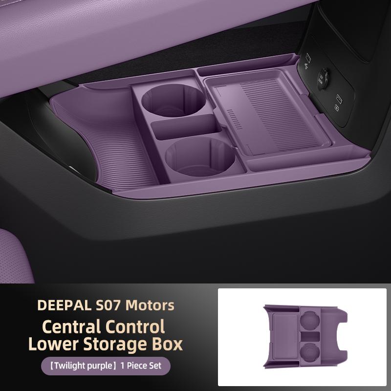 For DEEPAL S07 2024 2025 2026 Storage Box Center Armrest Hidden Box Cup Holder Organizer Interior Accessories