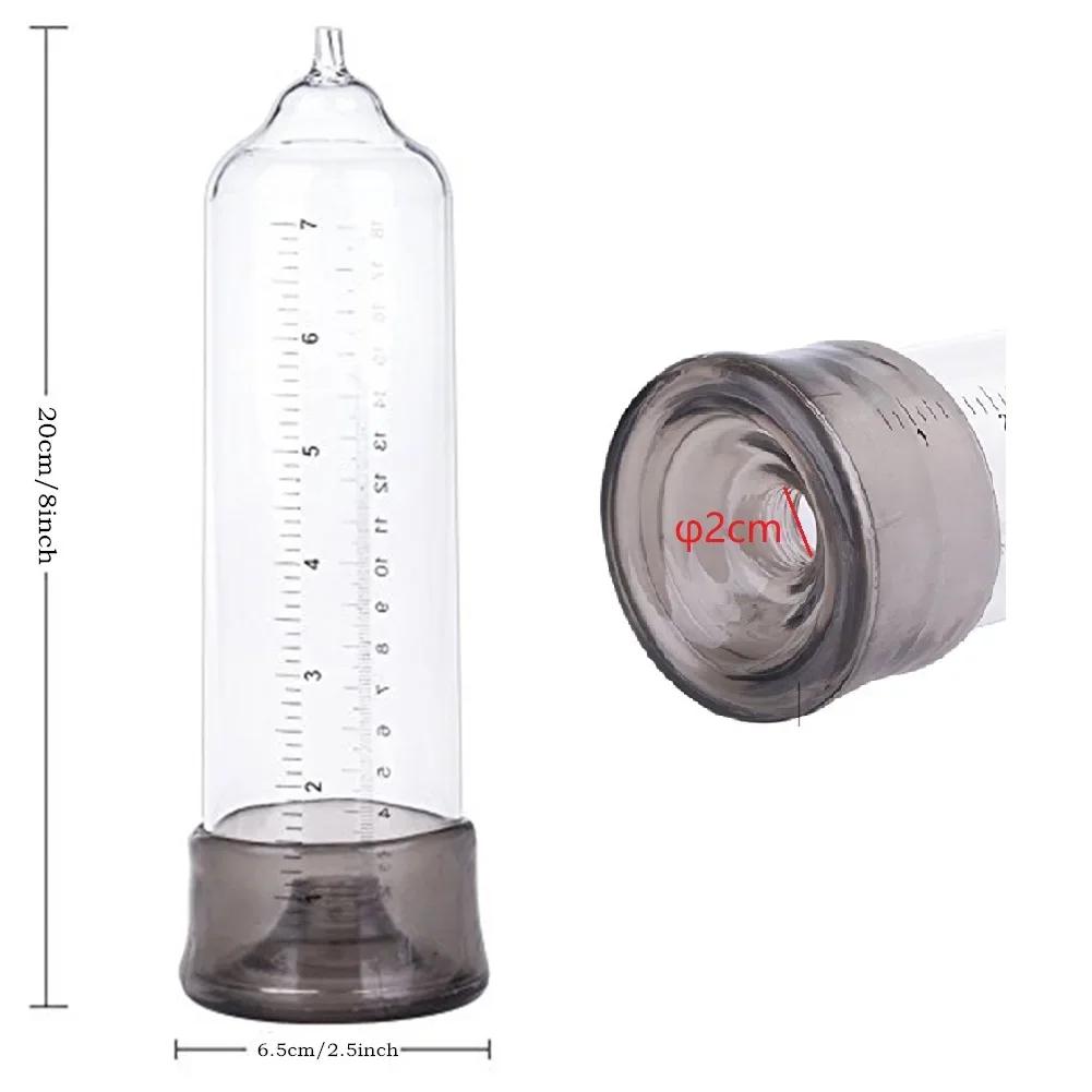 Manual Penis Pump, Vacuum Suction Pump, Male Penis Trainer, Big Cock Negative Pressure Exercise Tool Male Sex Toy 18 Adult Toys