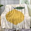Gelbe Zitrone Überwurf Weiche Flanell AC-Decke Leichte Sommer-Nickerchen-Decke Gemütliche Decke für Sofa Bett Reise Zuhause