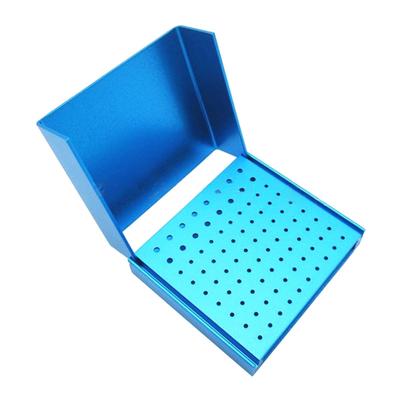 86 Holes Burs Holder with Open Flip Cover Reusable Necessary Tool Portable Professional Supplies Opening Box Case Burs Block