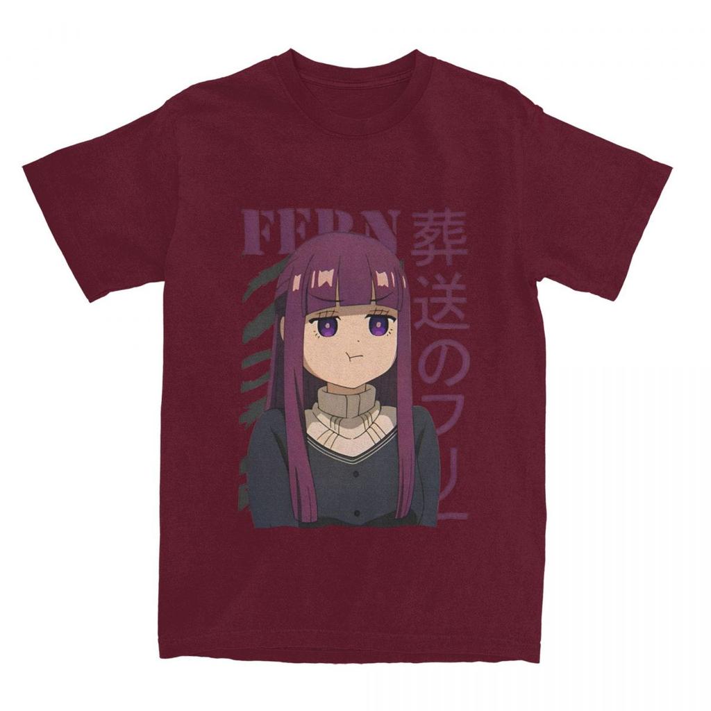 Pánske Dámske Tričko Frieren At The Funeral Anime Tričká Trendy Cool Postavy Fern Letné Tričko Úžasné Bavlnené Oblečenie