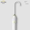 24-Rib Long-Handle Automatic Umbrella, Large Size for Men and Women, Reinforced Straight Umbrella, Windproof Advertising Business Umbrella