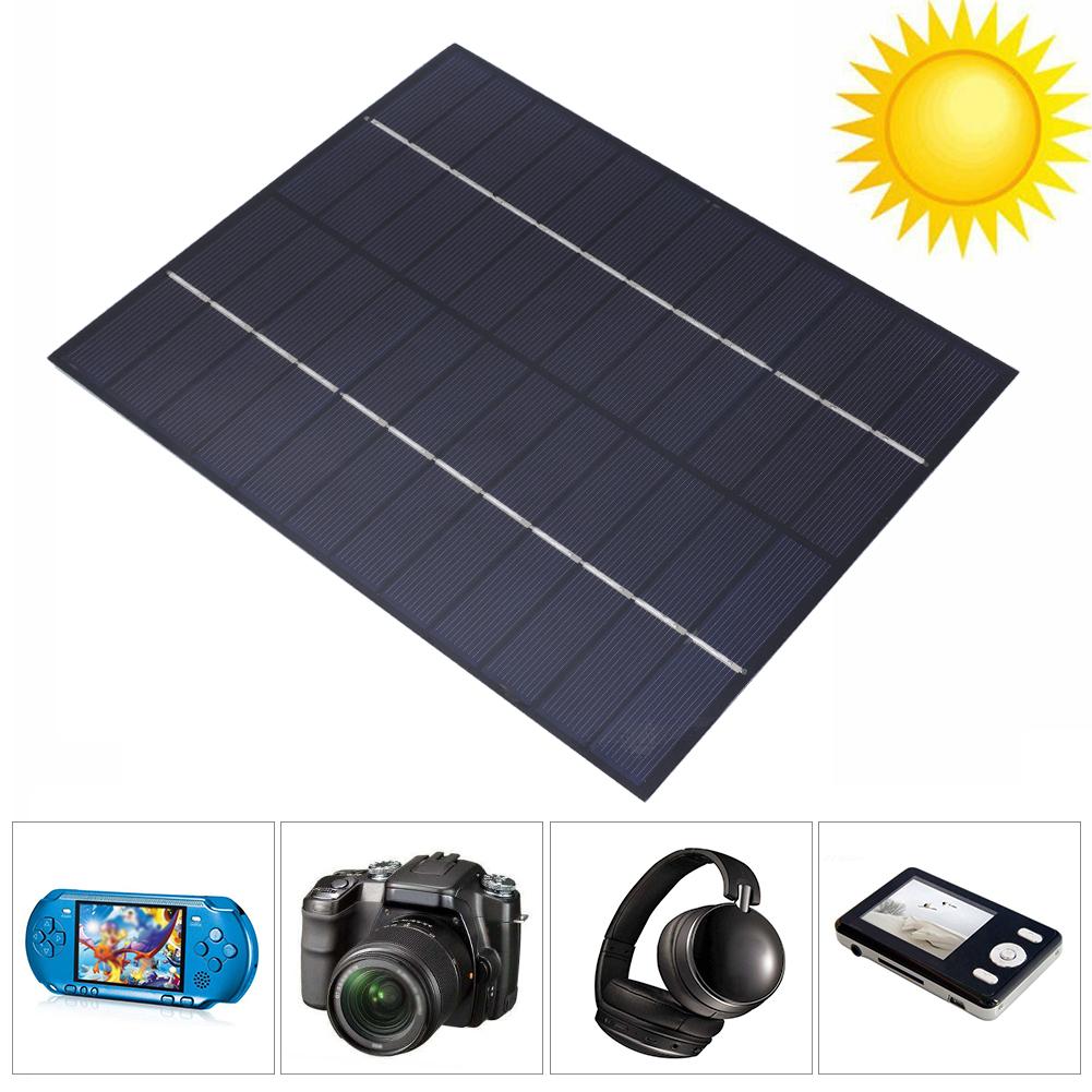 6,5 W 12 V 5 V Tragbares Solarmodul für Handy-Solarenergie-Batteriestrom-Autoladegerät