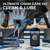 Bicycle Chain Cleaning & Lube Kit - Includes SIKEZHAN Dry Lubricant and 360° Chain Scrubber Tool - Ultimate Bike Care Combo