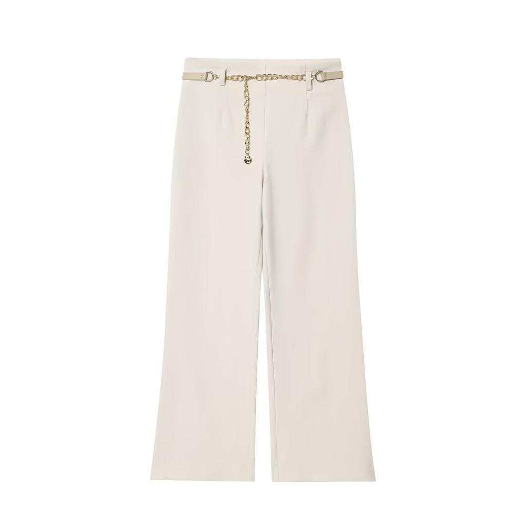 European-American style belt ankle pants 8372249 short double-collar blazer 8372449
