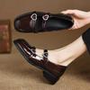 Ladies Shoes 2025 Brand Buckle Strap Women's High Heels Crystal Office and Career New Square Toe Best Seller High Heels