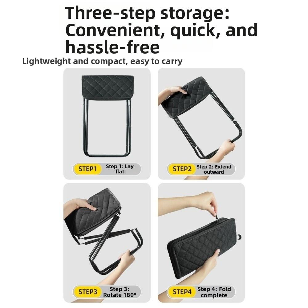 Water-proof Portable Folding Stool Strong Load-bearing Outdoor Small Stool Fishing Stool Hiking