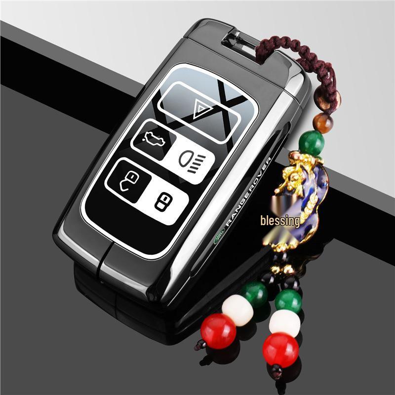 Land Rover Key Case for Range Rover, Evoque, Defender, Discovery, Sport, Freelander - Protective Shell Bag