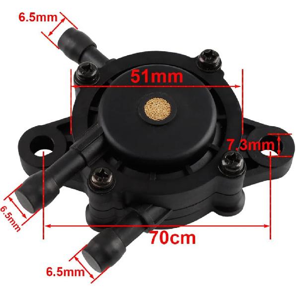 24 393 16-S 597338 Fuel Pump for Kohler 17HP-25HP John Deere Kawasaki Yamaha Golf Cart Riding Lawn Mower Small Engine Cub Cadet Mikuni Predator 212