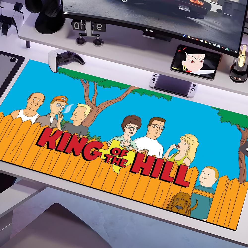 Коврик для мыши King Of The Hill Разные размеры Большой Квадратный Компьютерный Офисный Игровой Настольный Коврик Резиновый Антискользящий Коврик для Мыши 600x300x2mm