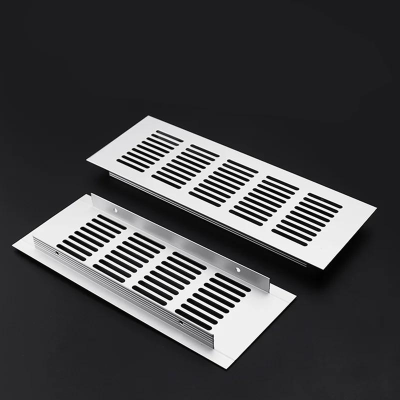 15cm-60cm Stop Aluminium Kratka Wentylacyjna Perforowana Płyta Siatka Kratka Wentylacyjna Do Szafy Szafki na Buty Dekoracyjna Pokrywa