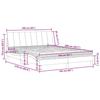 VidaXL Bed with Mattress Dark Grey 160x200 Cm Velvet 3208605
