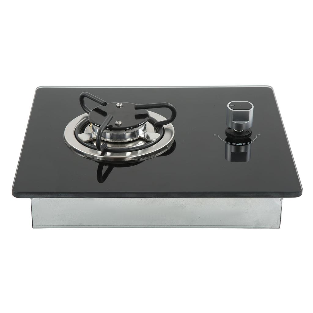 RV Gas Stove 290x325mm Tempered Glass Panel 1.8Kw Power Free Fire Adjustment for Caravan Yacht Boat