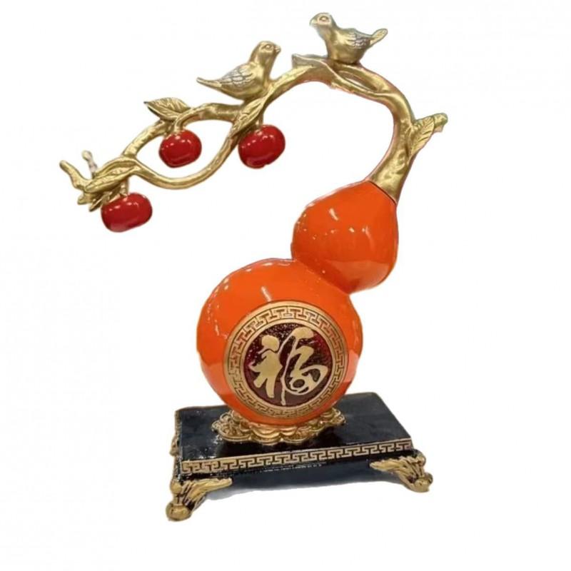 Resin Chinese-Style Gourd TV Stand Decorative Cabinet Living Room Entryway Home Decor