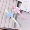 Flower Flower Hair Clip For Girls Secure Grip Hairpin With Realistic Petals Comfortable Resin Design For Long Wear
