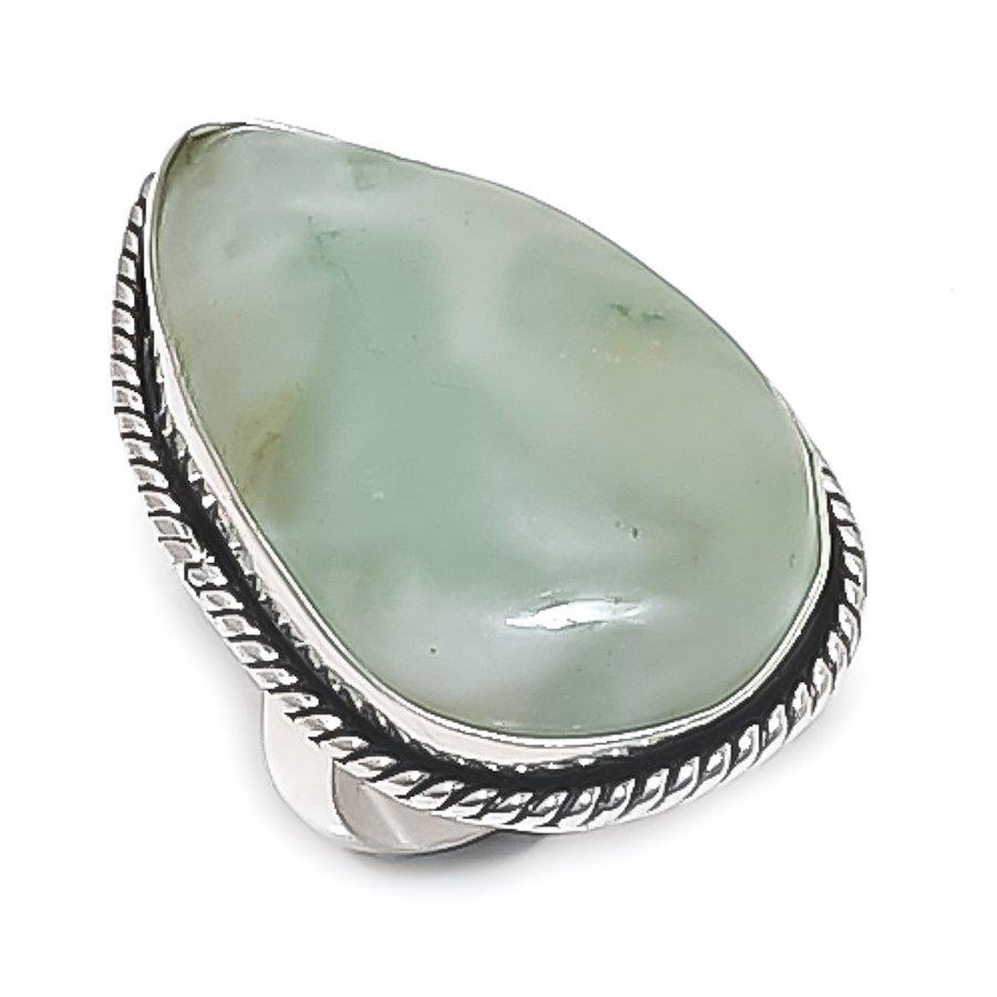 

Натуральный аквамарин драгоценный камень 925 стерлинговое серебро ювелирное кольцо размер 7 S3Y80